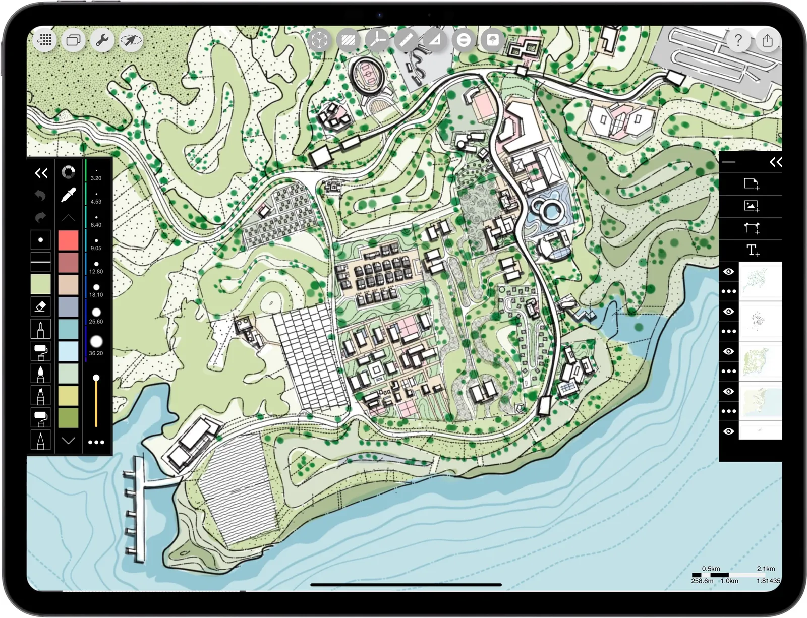 best app for Master Planners Urban Designers_ iPad drawing for Master Planning Urban Design_regional master plan